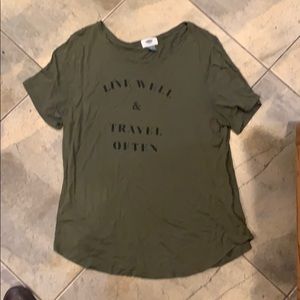 Dark green t-shirt